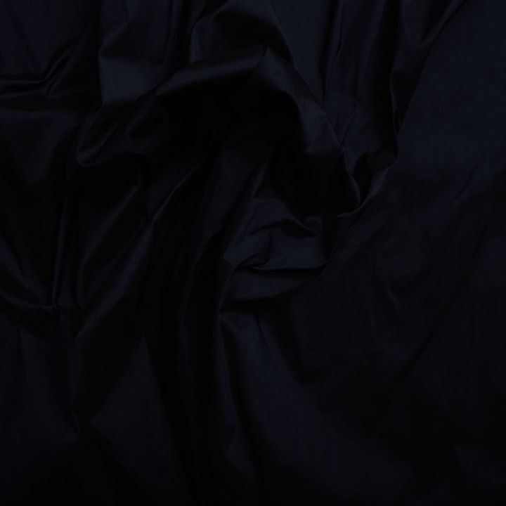 Tissu doupion de soie 100% soie bleu nuit