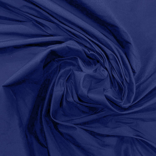 Silk doupion 100% silk ink blue fabric