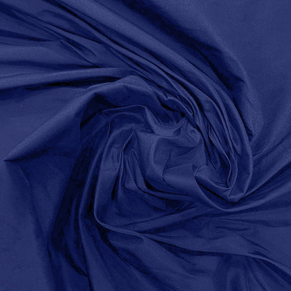 Silk dupion 100% silk ink blue fabric