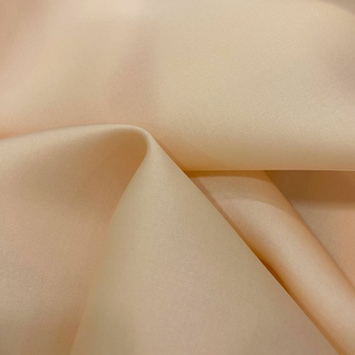 Tissu triple organza 100% soie beige crème