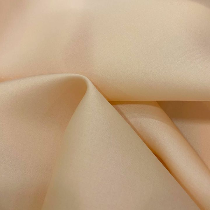 Cream beige triple organza 100% silk fabric