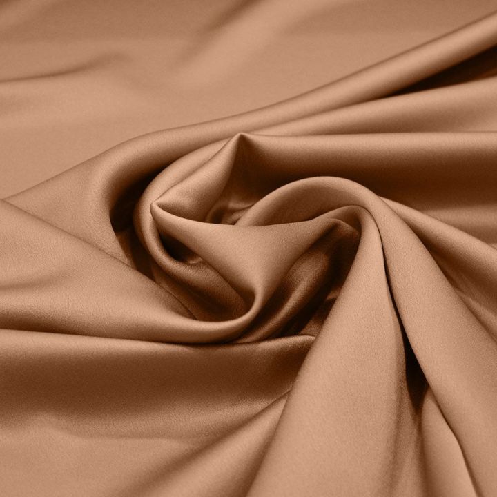 Skin satin-back cady crepe fabric