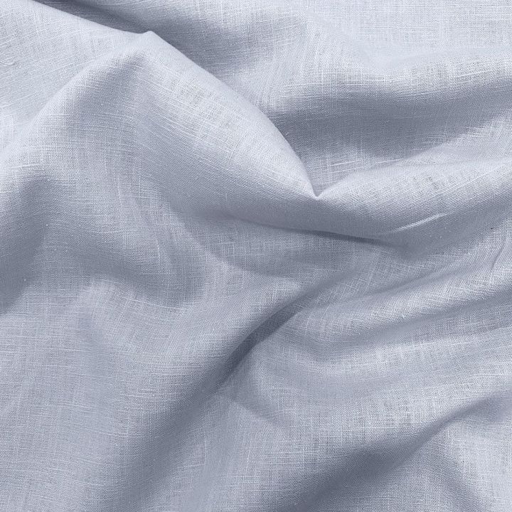 Candy blue 100% linen fabric