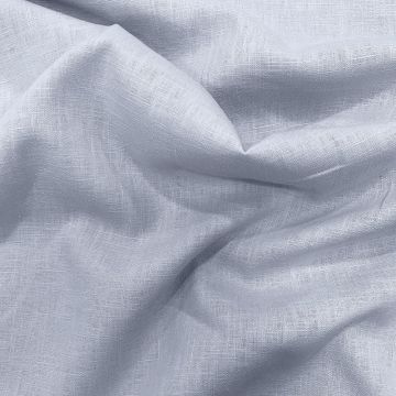 Candy blue 100% linen fabric