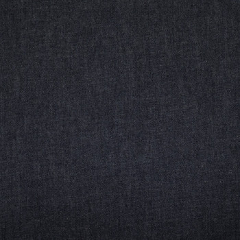 Navy chambray denim fabric
