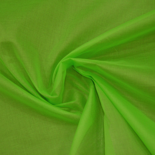 Organdy fabric anise green