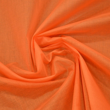 Tissu organdi orange acidulé