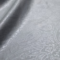 100% polyester organza embossed fabric grey